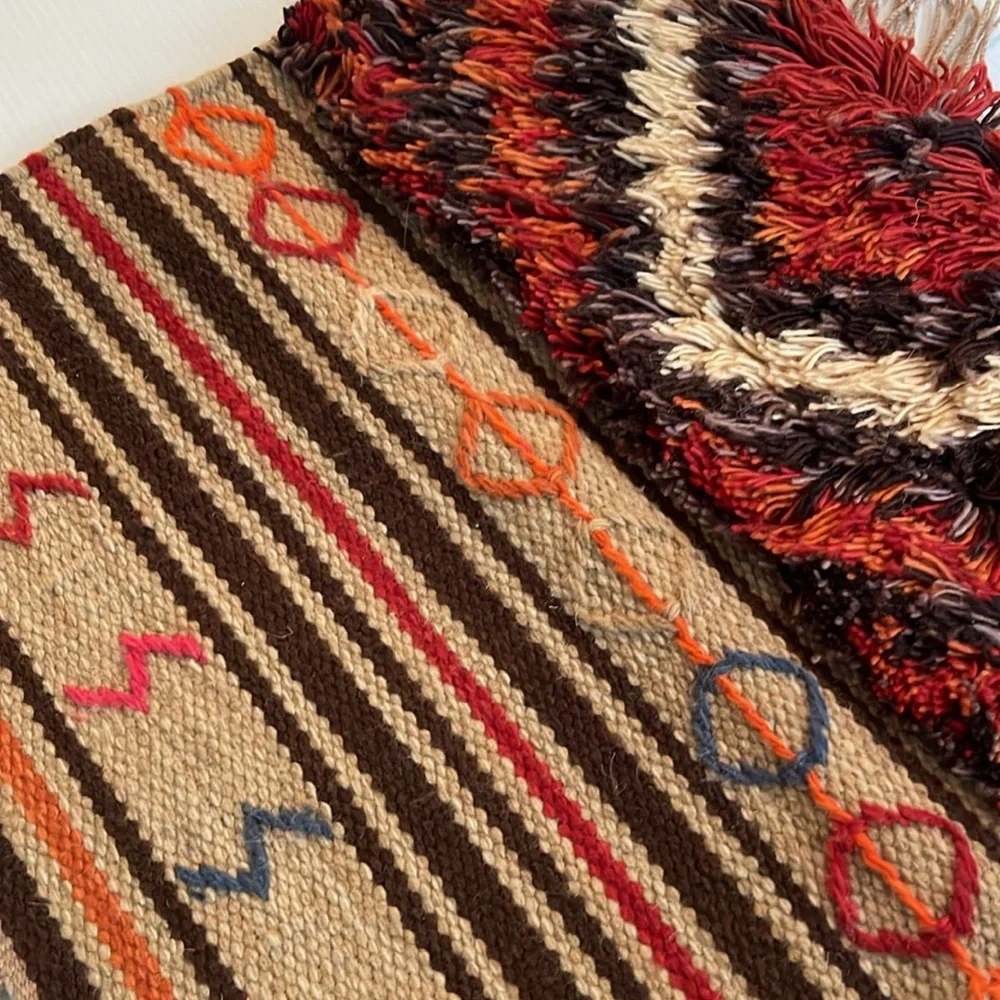 NWOT Pottery barn rug sample nwot Boho table top